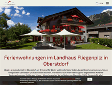 Tablet Screenshot of fliegenpilz-oberstdorf.de